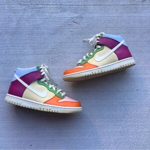 Nike Dunk High Next Nature GS Multicolor Sneakers
